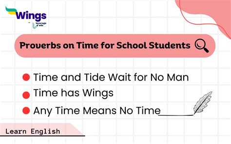 Proverbs On Time