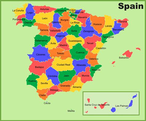 Provinces Of Spain