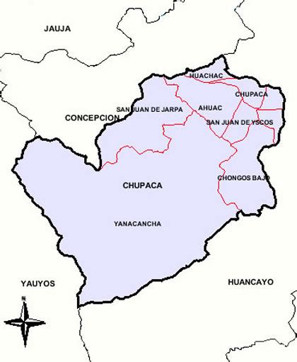 Provincia De Chupaca Mapa