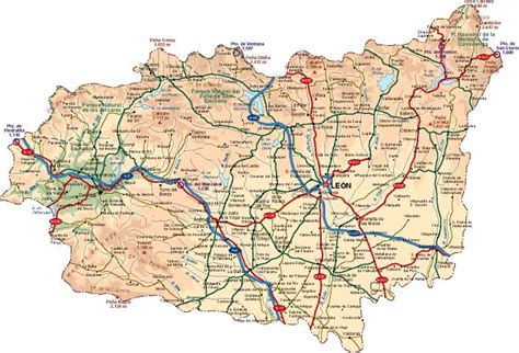Provincia De Leon Mapa