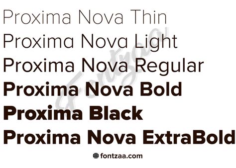 proxima nova font | 20 Font ph bin nht trong thit