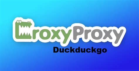 proxy croxy duckduckgo