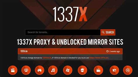 1337x Proxy - Unblock 1377x Websites [100% Working]