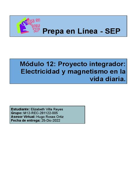 Proyecto Integrador Modulo 12
