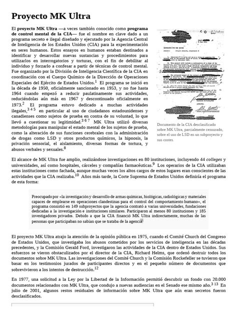 Proyecto Mk Ultra