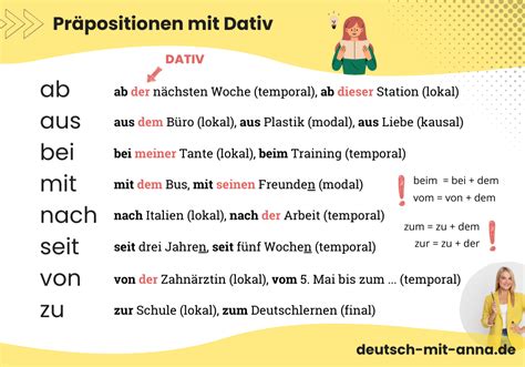 Präposition Zu Dativ