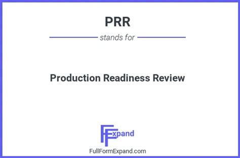 Prr Full Form