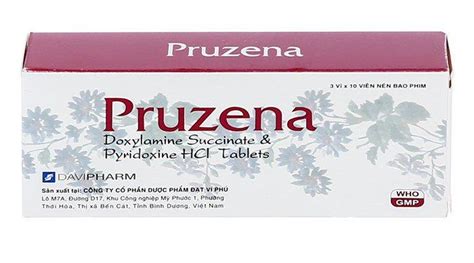 pruzena | Thuc Pruzena 10mg Daivi tr bun nn