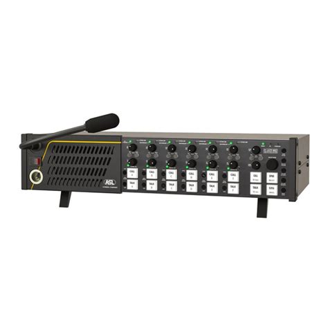ps 6379 six channel speaker master station asl inter