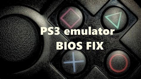 ps3 emulator 117 bios