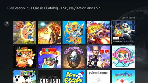 Ps5 Classic Catalog