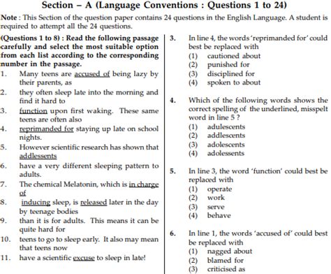 Read Psa Question Paper For Class 11 2014 