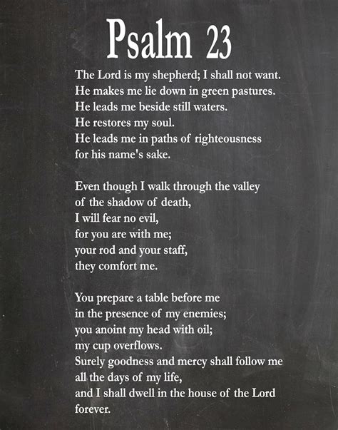 Psalm 23 Quotes