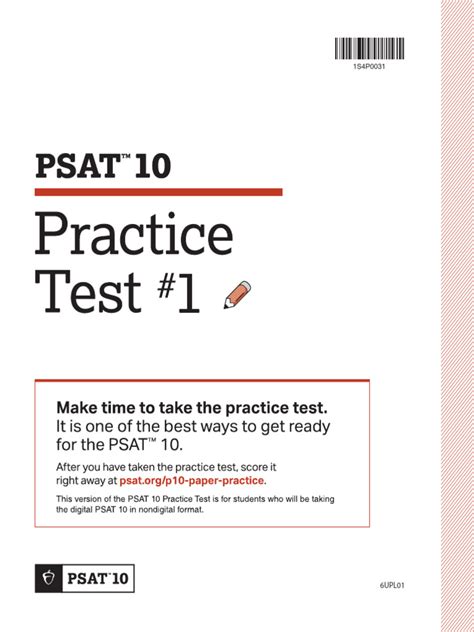 Psat 10 Practice Test