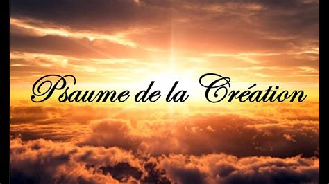 Psaume De La Création
