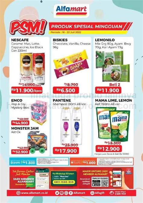 PSM ALFAMART 16 JUNI 2024：Buruan Serbu! Katalog Promo Alfamart Terbaru, Ada Diskon