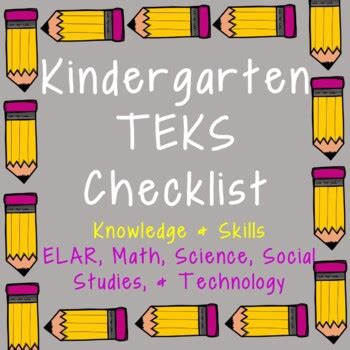 Psst Texas Teachers Kindergarten Kindergarten Teks Kindergarten - Teks Kindergarten