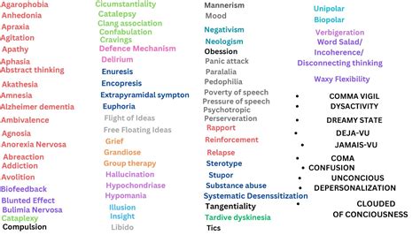 Read Psychiatric Terms For Documentation 