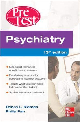 Full Download Psychiatry Pretest Self Assessment And Review 13Th Edition 