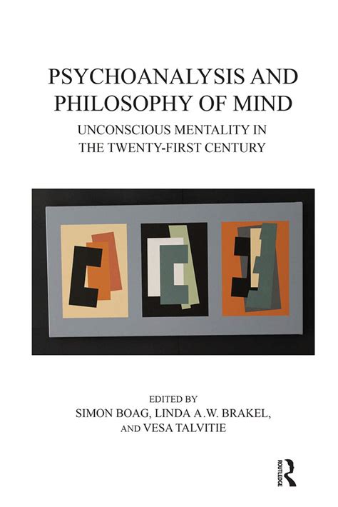 Full Download Psychoanalysis And Philosophy Of Mind Unconscious Mentality In The Twenty First Century 