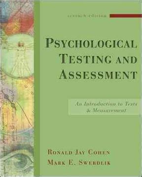 Read Online Psychological Testing And Assessment 8Th Edition Pdf 