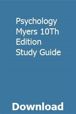 Read Psychology In Action 10Th Edition Study Guide 