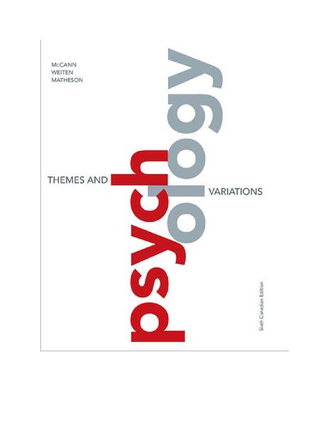 Download Psychology Themes And Variations 6Th Edition 