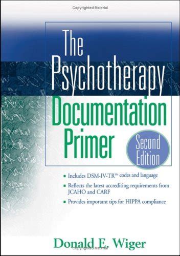 Read Psychotherapy Documentation Primer 
