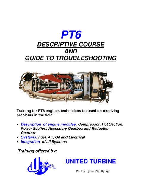 pt6 engine manual