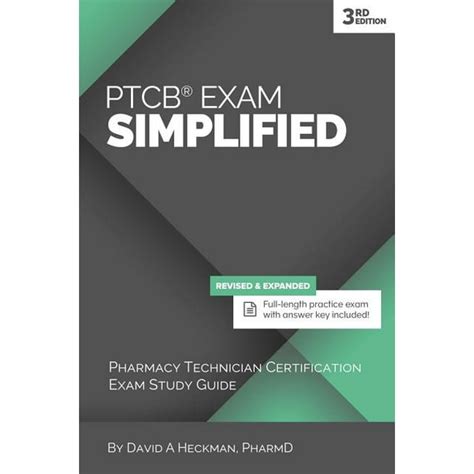 Read Online Ptcb Exam Simplified 3Rd Edition Pharmacy Technician 