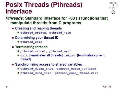 pthread.h — Thread interfaces - IBM