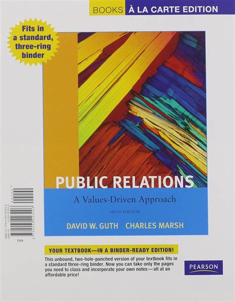 Download Public Relations A Values Driven Approach 5Th Edition By Charles Marsh Great Book Pdf 