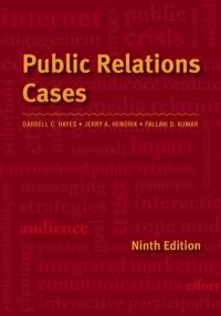 Read Public Relations Cases Hendrix 9Th Edition 