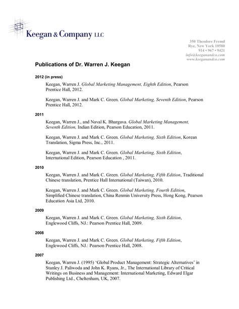publications of dr warren j keegan pdf book