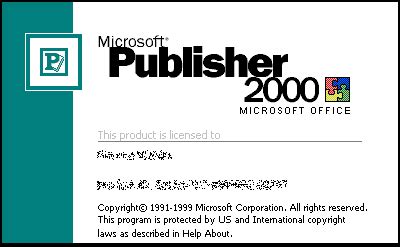 Publisher 2000 : Microsoft