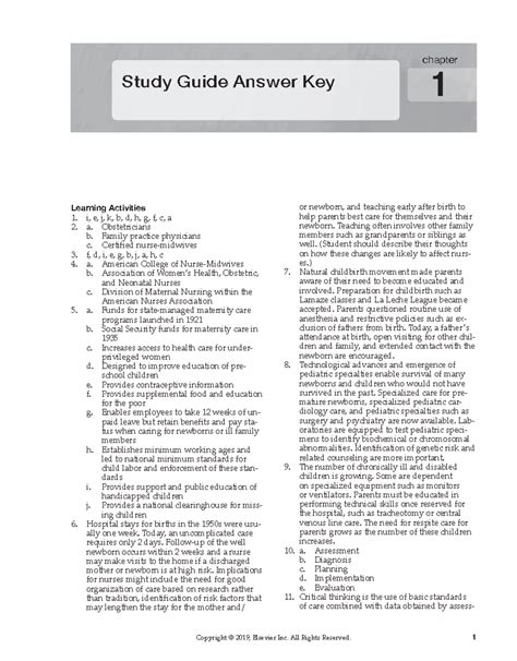 Publisher Study Guide Answers