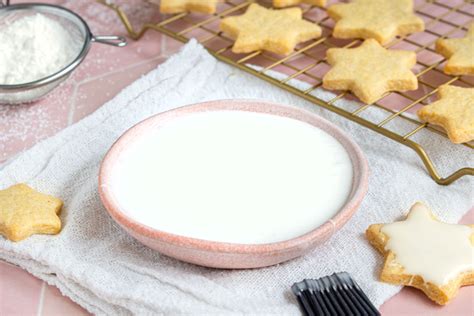 puderzuckerglasur mit zitrone