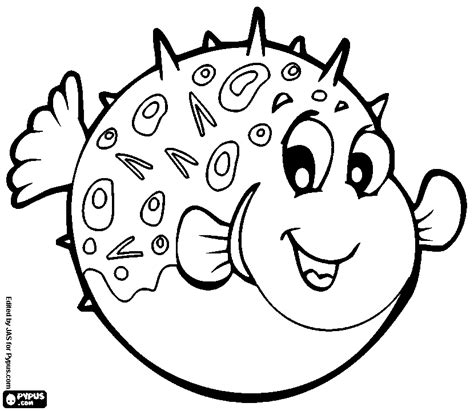 Puffer Fish Coloring Page Free Printable Coloring Pages Puffer Fish Coloring Page - Puffer Fish Coloring Page