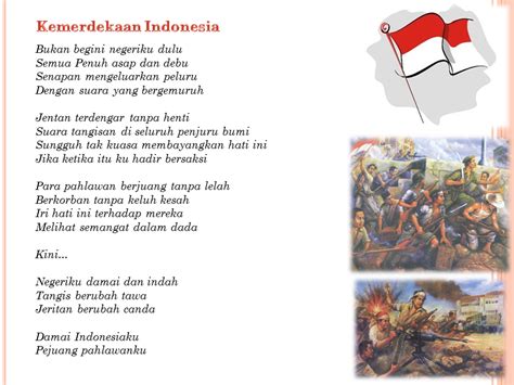 puisi kemerdekaan indonesia