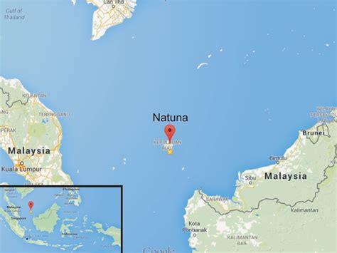 pulau natuna map