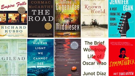 pulitzer prize for fiction list