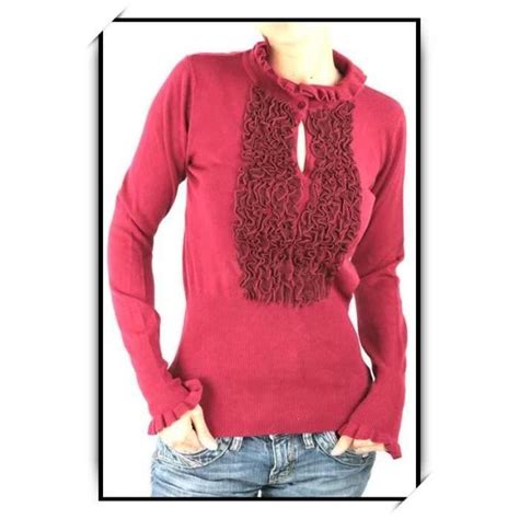 pull froufrou femme