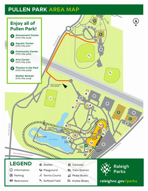 pullen park map
