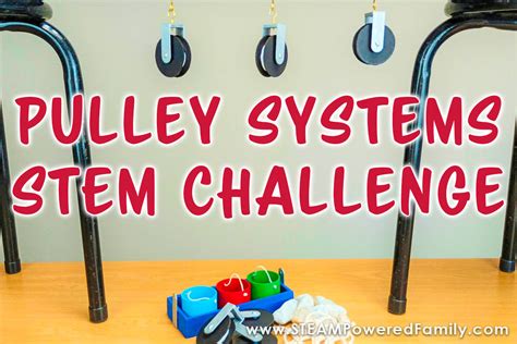 Pulley System Stem Challenge And Printable Project Steam Pulley Science Experiment - Pulley Science Experiment