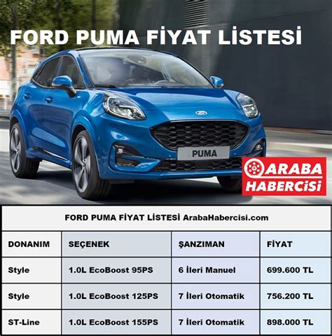 Puma Fiyat Listesi