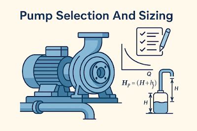 Pump Selection And Sizing Engineering Design Guideline