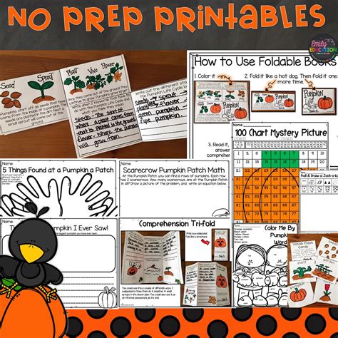 Pumpkin Activities Emily Education Pumpkin Activities For First Graders - Pumpkin Activities For First Graders