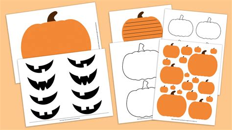 Pumpkin Cut Out Patterns Paper