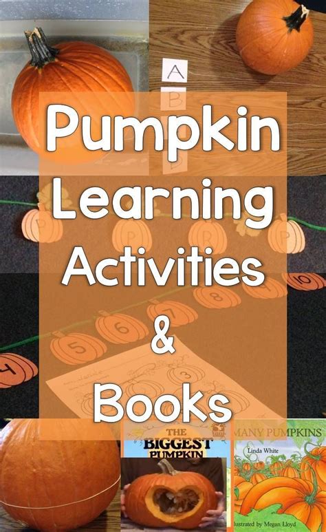 Pumpkin Learning Activities Letters Science Counting Art Pumpkin Science Activities - Pumpkin Science Activities