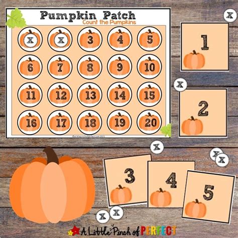 Pumpkin Patch Counting Free Printable Math Activity Pumpkin Math For Preschoolers - Pumpkin Math For Preschoolers